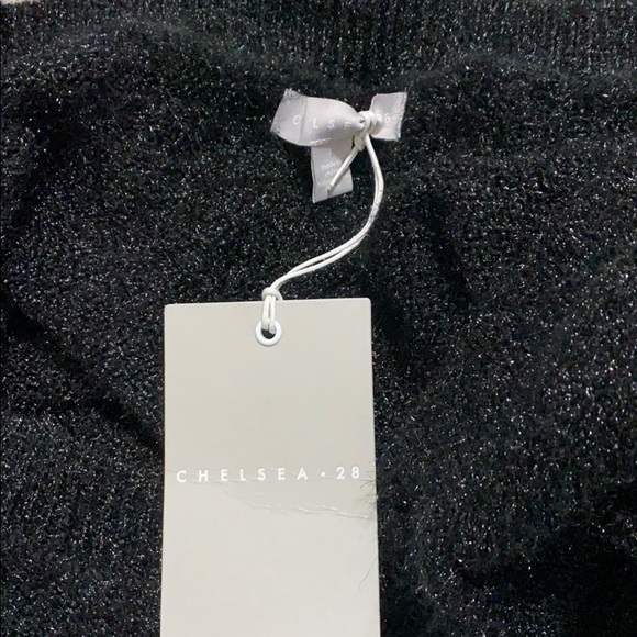 Chelsea28 Black Eyelash Metallic Sweater - Picture 7 of 12
